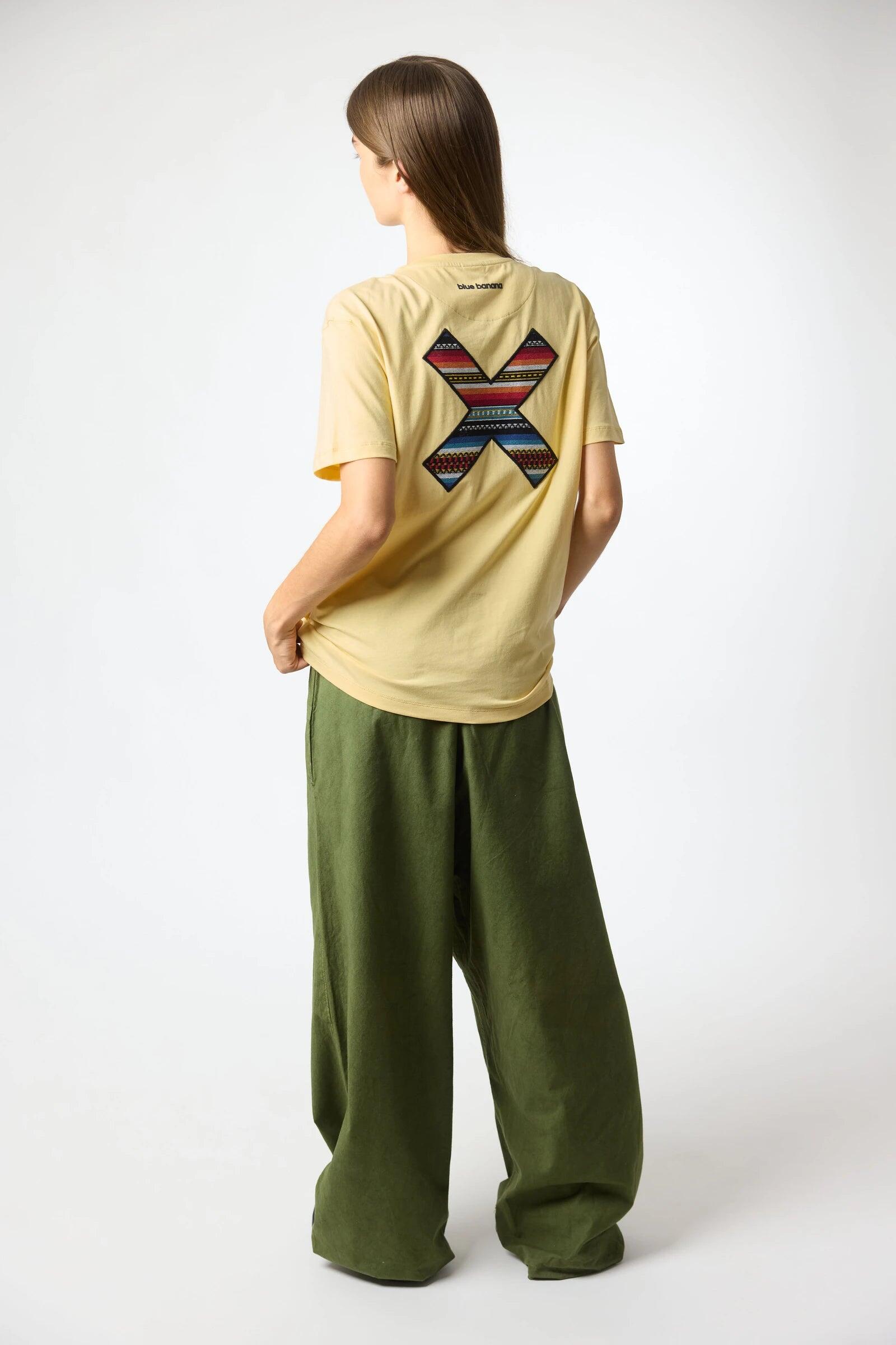 Camiseta Blue Banana Amarillo Claro de Algodón 100% Orgánico 5/7