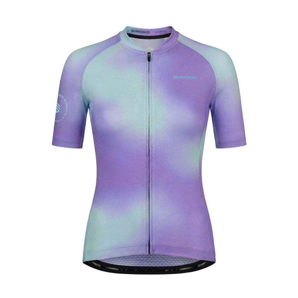 Maillot vélo manches courtes femme Cyclisme M2-W NRC Lilac Pourpre 6/8