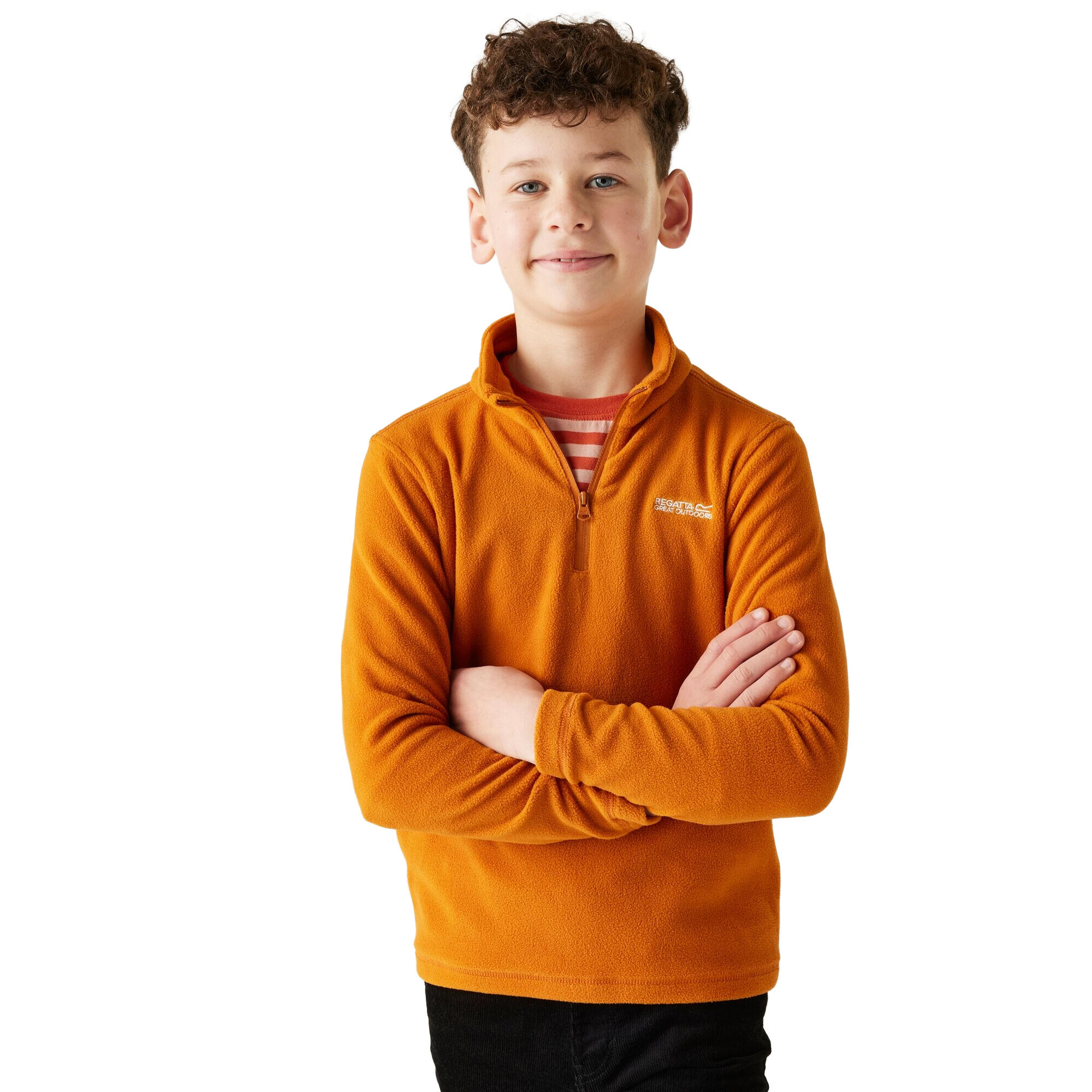 Great Outdoors Maglia In Pile Con Cerniera Corta Bambini Regatta Hot Shot II 3/4