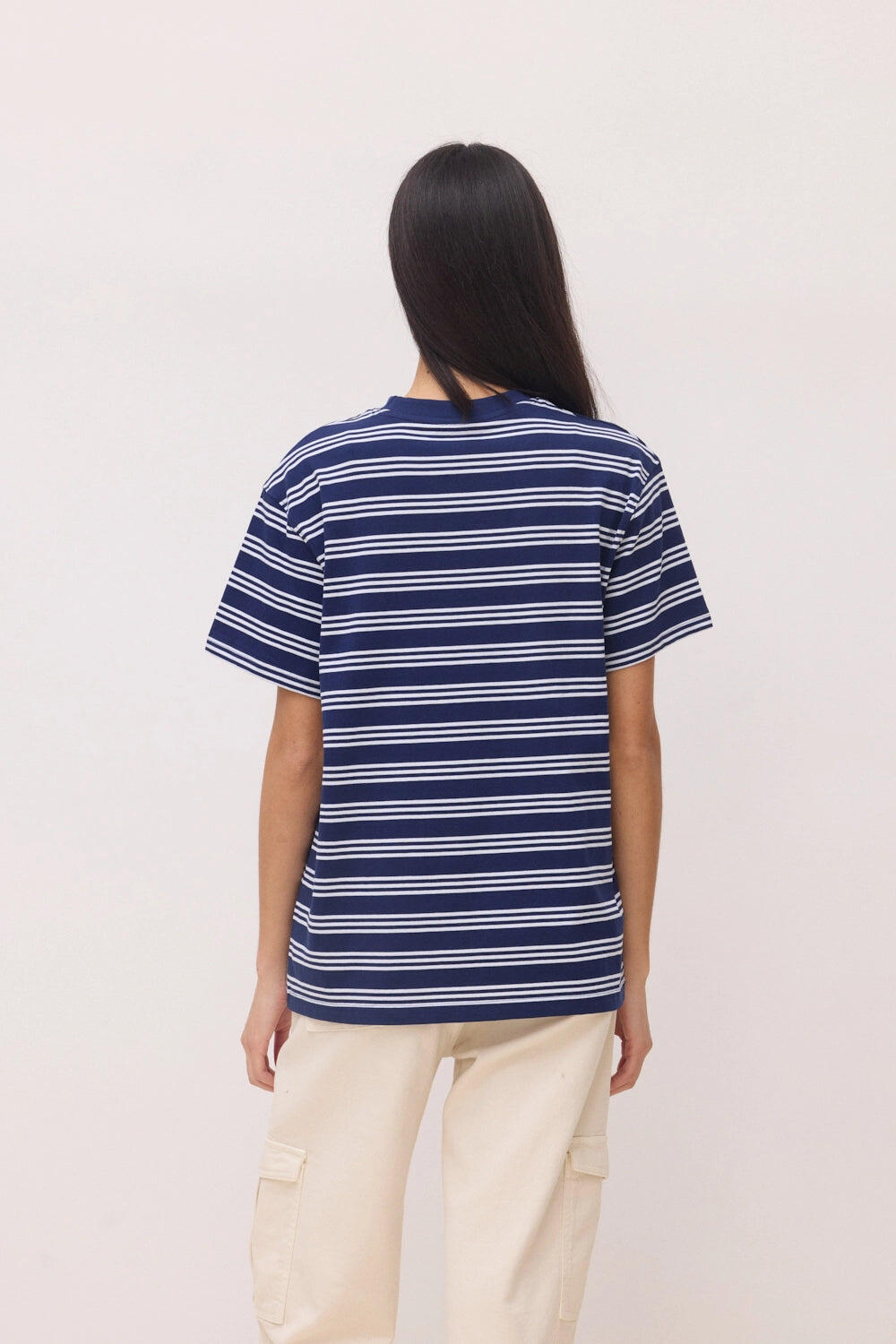 Camiseta Blue Banana Azul Marino de Algodón 100% Orgánico 5/6