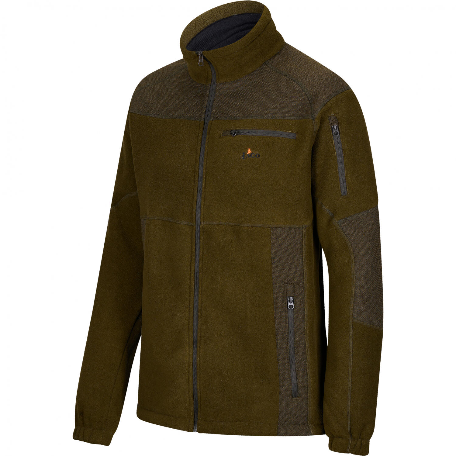 il Lago Prestige Fleecejacke Passion Pro+ Herren (Oliv) Größe 6XL 3/5