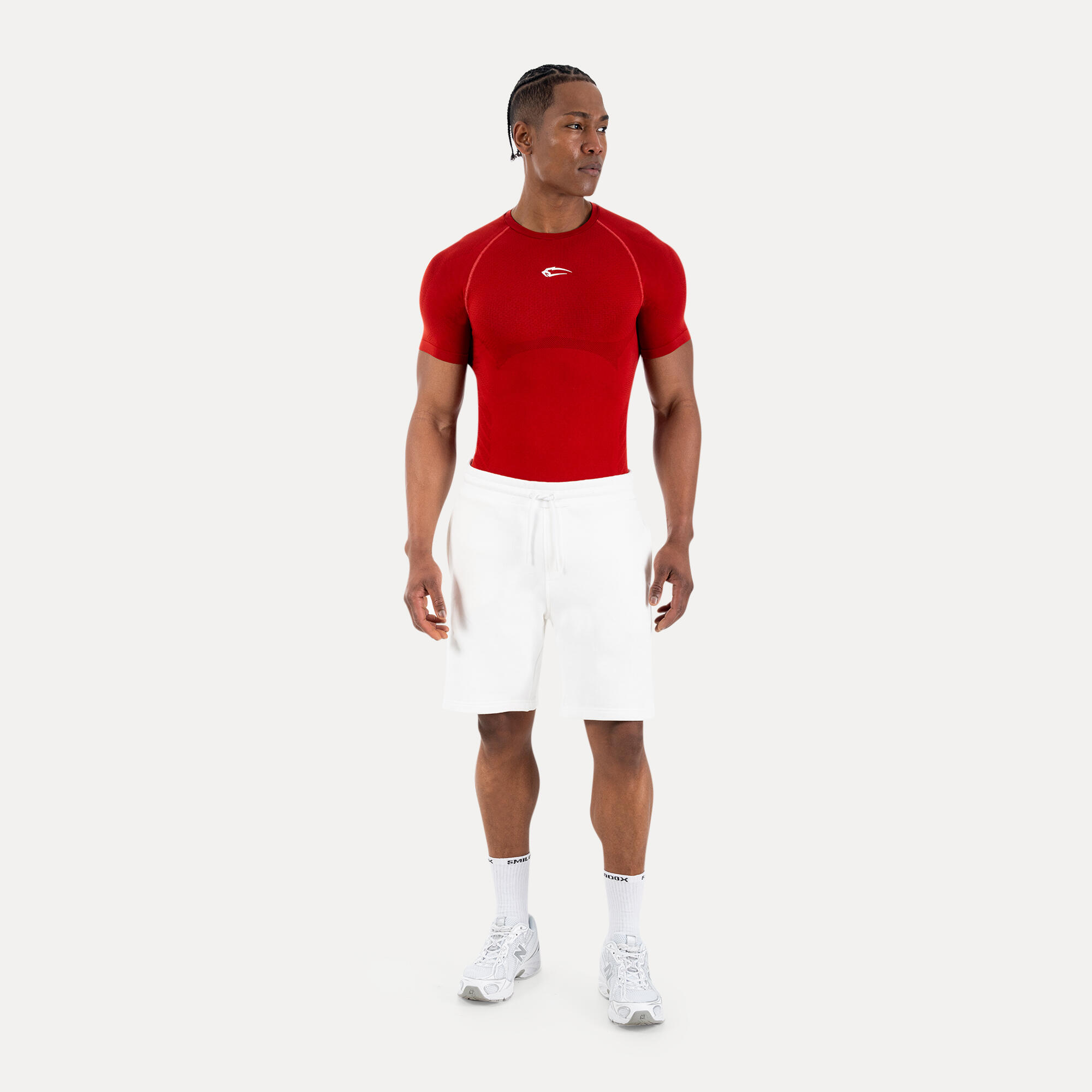 Herren T-Shirt Carnos Dunkel Rot 3/5