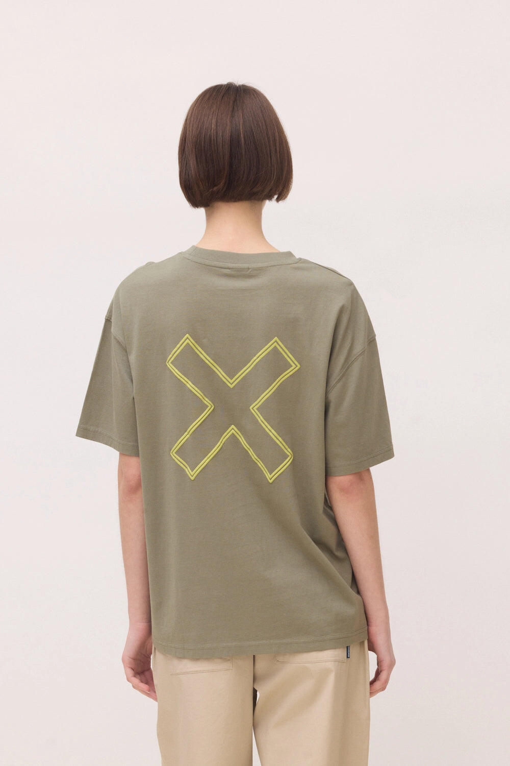 Camiseta Blue Banana Olive Green de Algodón 100% Orgánico 5/7