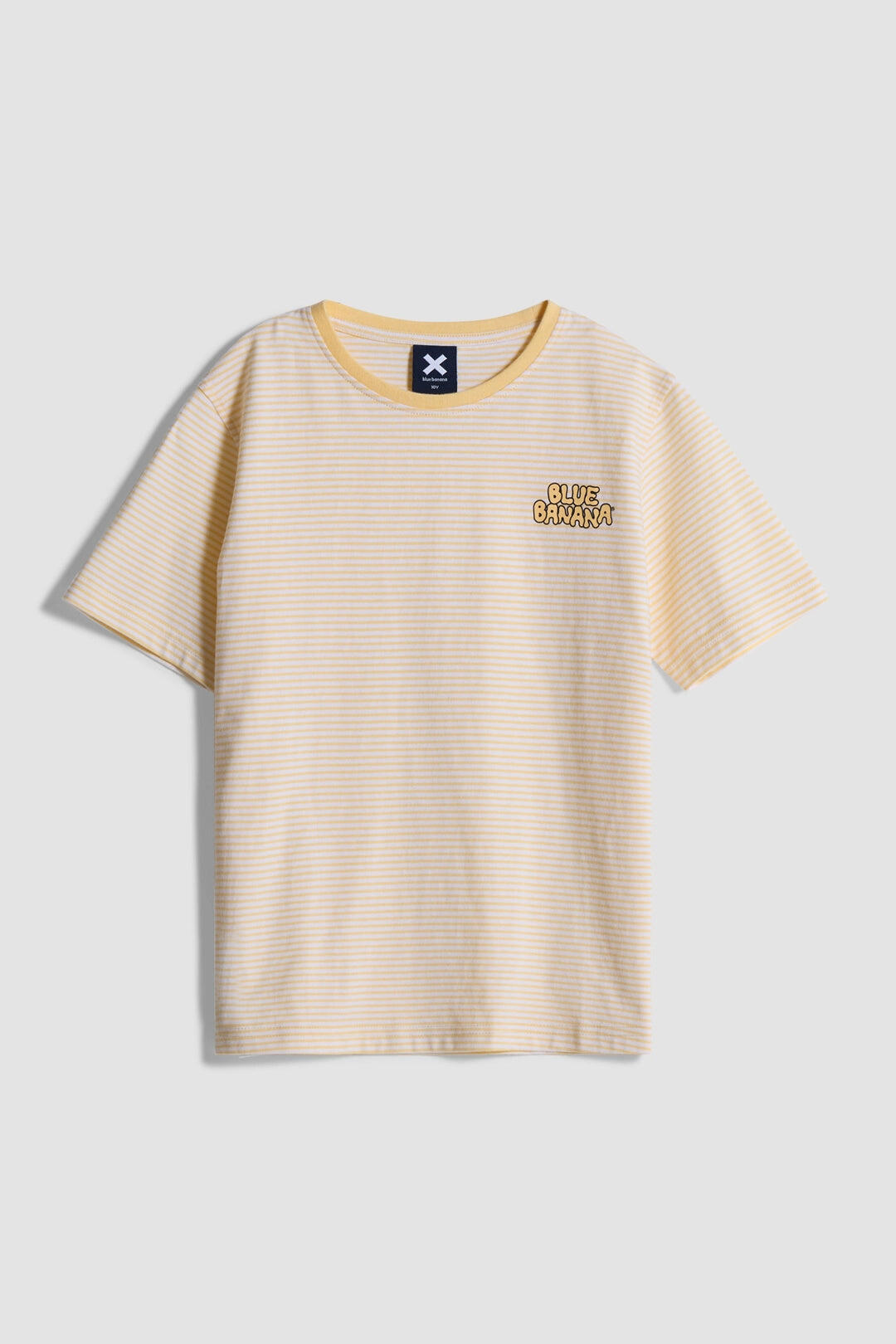 Camiseta Kids Blue Banana Light Yellow de Algodón 100% Orgánico 4/4