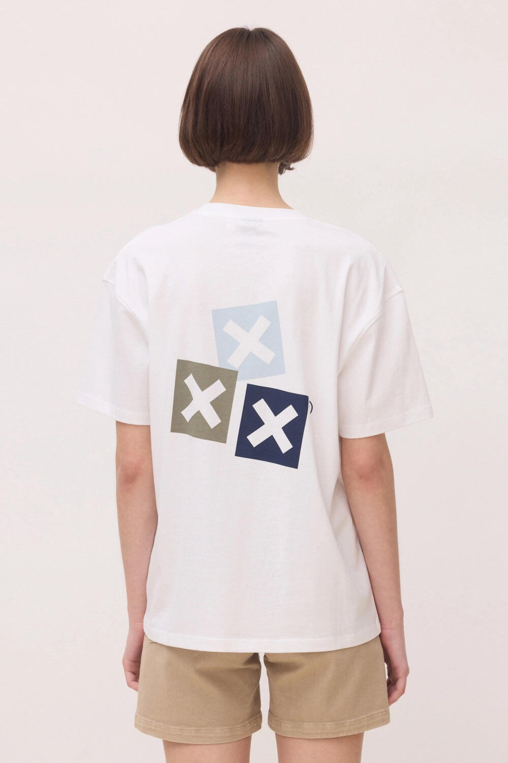 Camiseta Blue Banana Blanca de Algodón 100% Orgánico 5/7