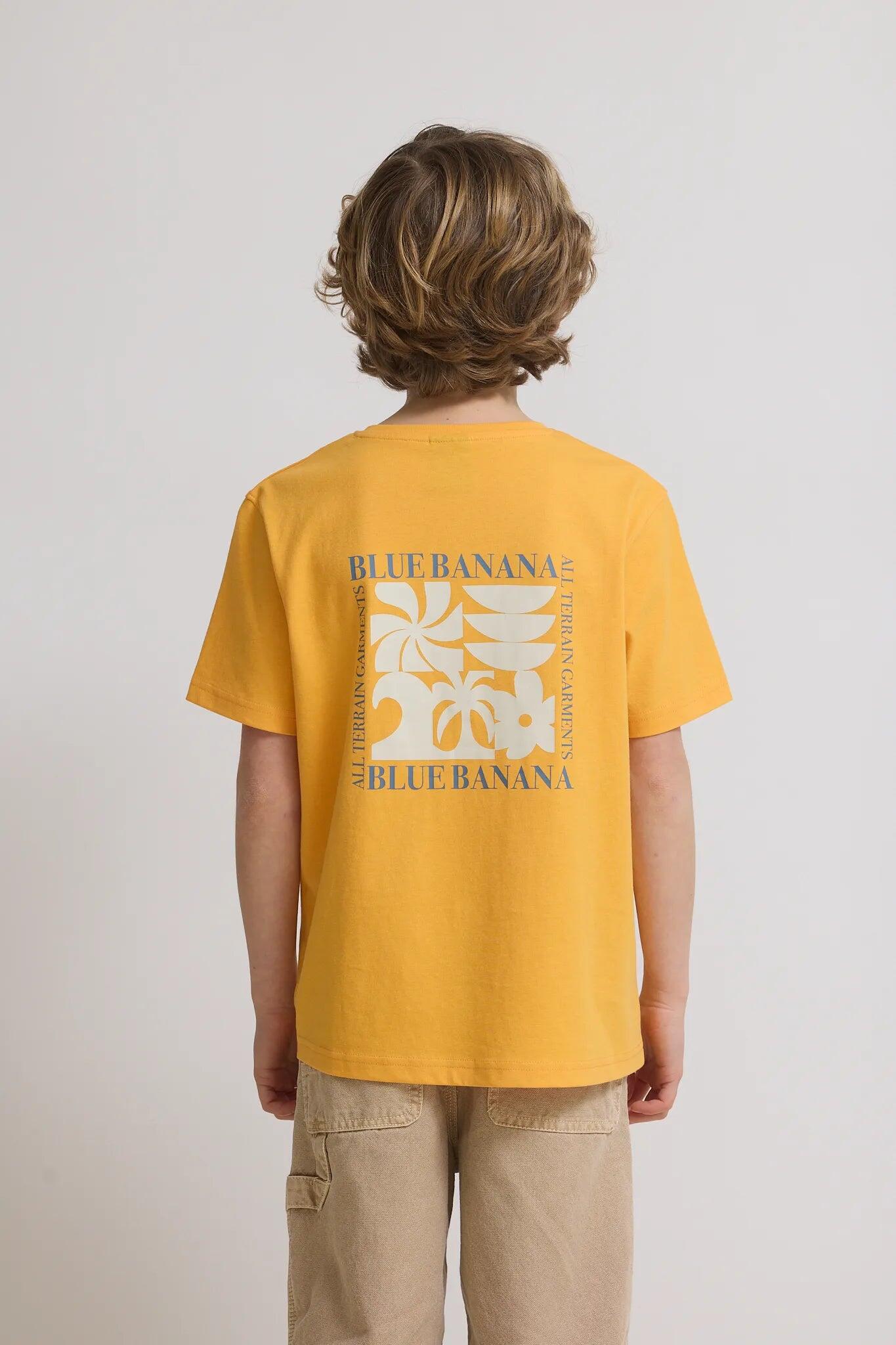 Camiseta Kids Blue Banana Tangerine de Algodón 100% Orgánico 2/4
