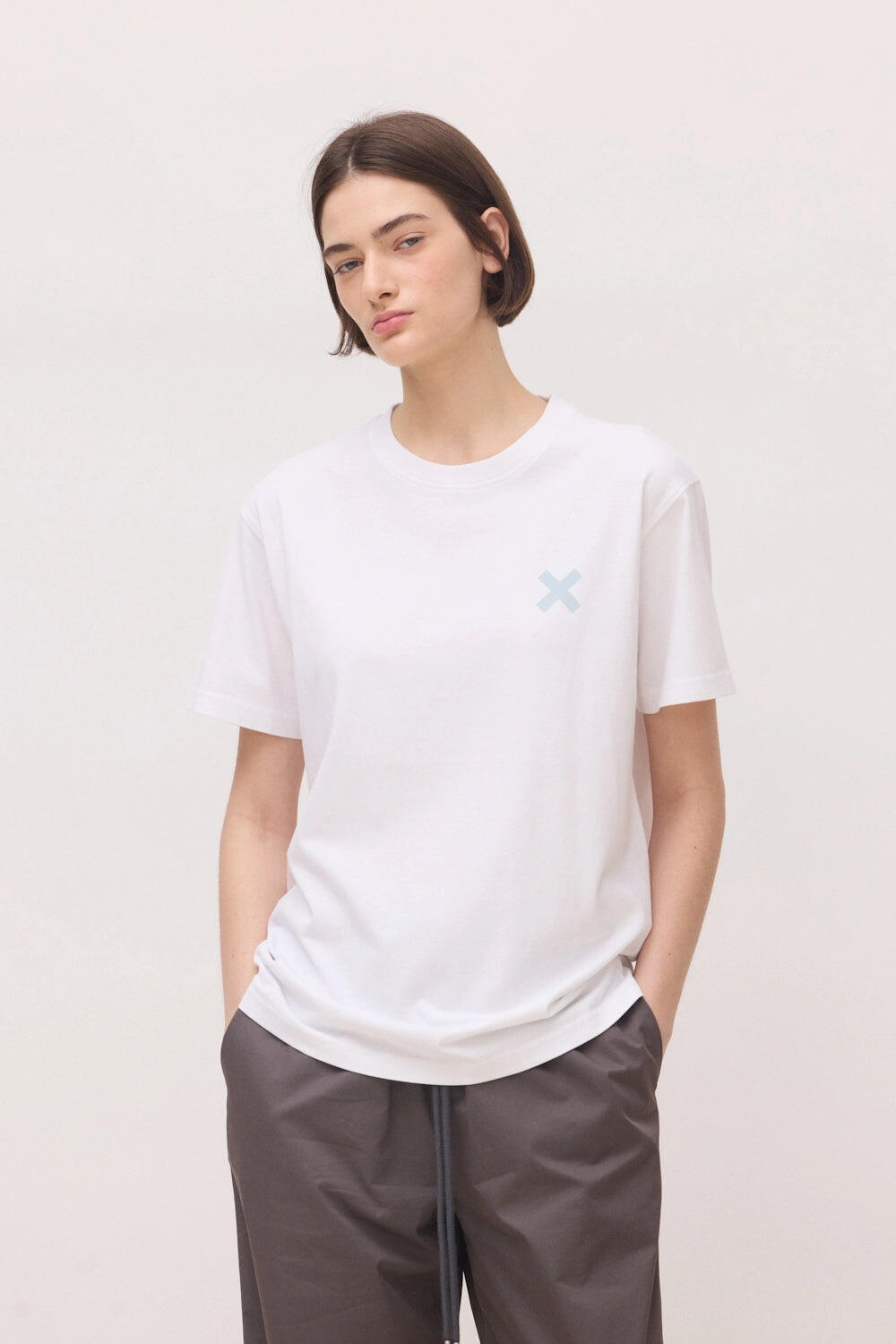 Camiseta Blue Banana Blanca de Algodón 100% Orgánico 4/6