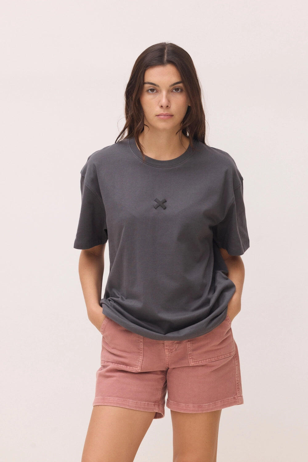 Camiseta Blue Banana Antracita de Algodón 100% Orgánico 4/6
