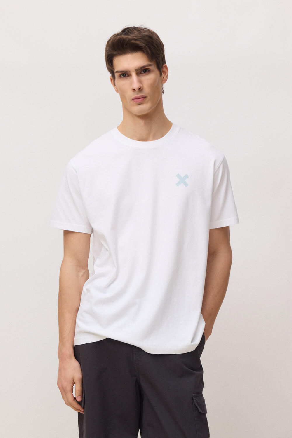 Camiseta Blue Banana Blanca de Algodón 100% Orgánico 1/6