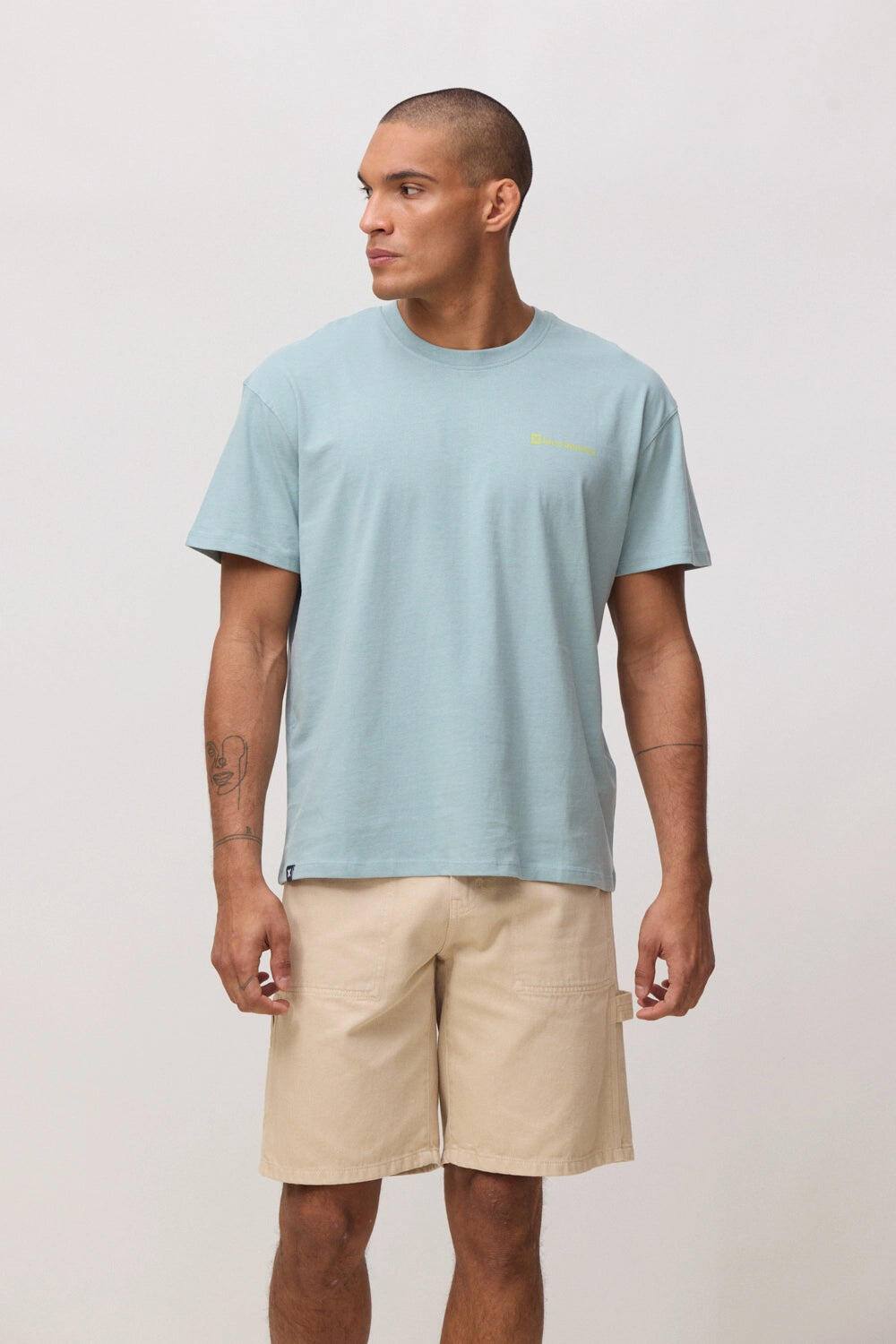 Camiseta Blue Banana Mist de Algodón 100% Orgánico 1/6