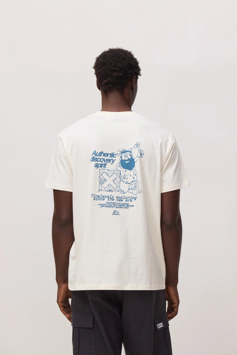 Camiseta Blue Banana Blanco Roto de Algodón 100% Orgánico 2/6