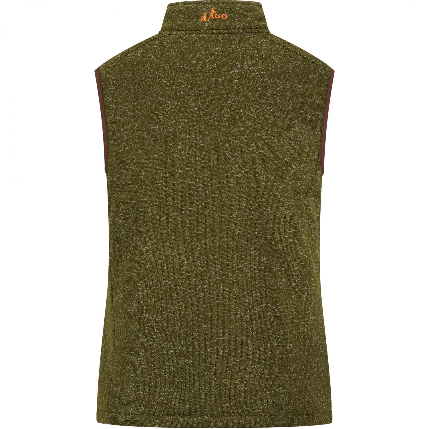 il Lago Prestige Strickfleece-Weste Eric Herren (Oliv) Größe L 4/4