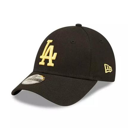 Casquette MLB Los Angeles Dodgers New Era League Essential 9Forty noir or pour E