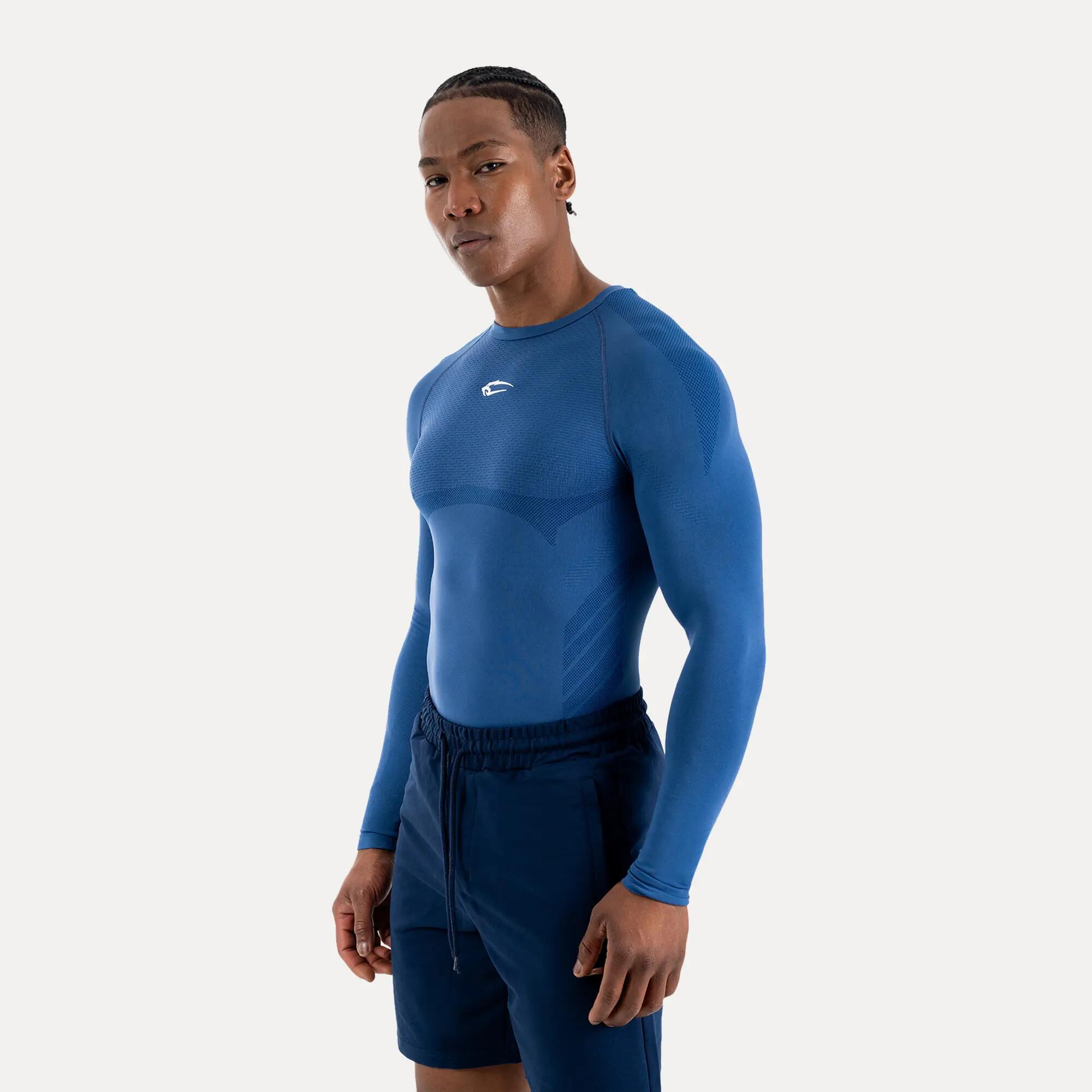 Herren Longsleeve Carnos Dunkel Blau 2/5