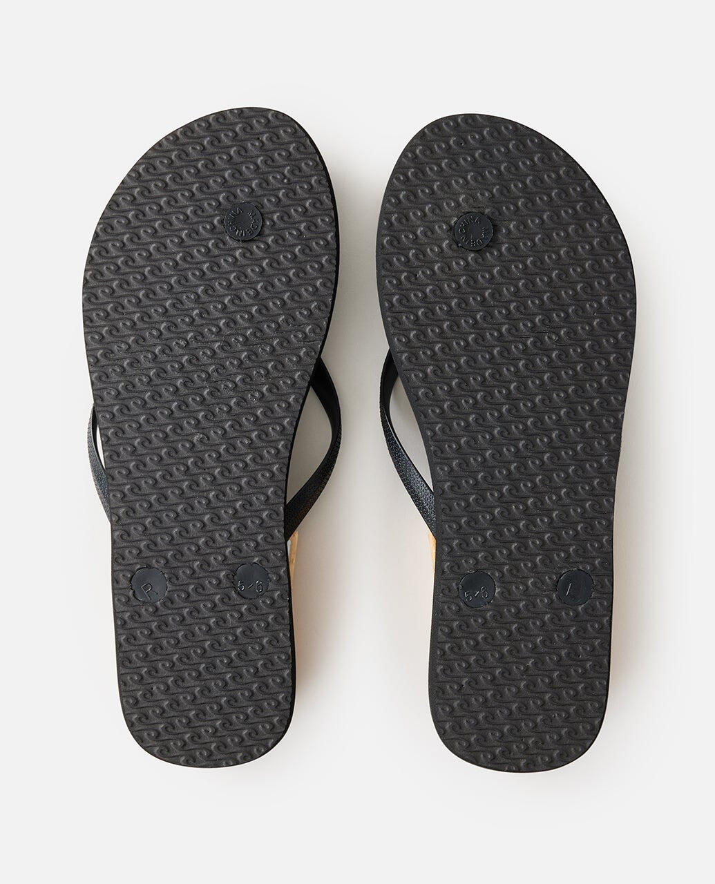 Tongs Unisex Premium Surf Bloom - Black 4/5