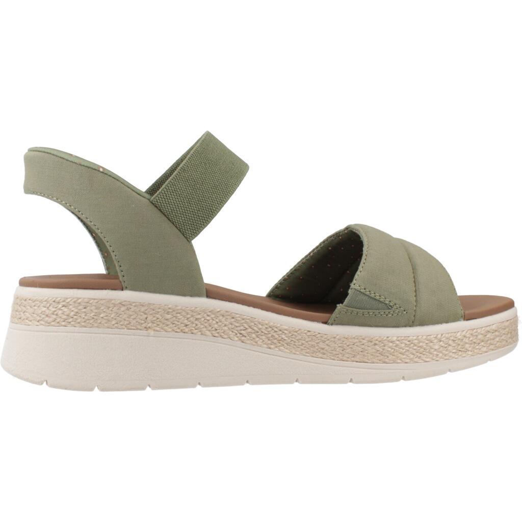 Sandalen Skechers Bobs Sun Ray, Grün, Damen 4/5