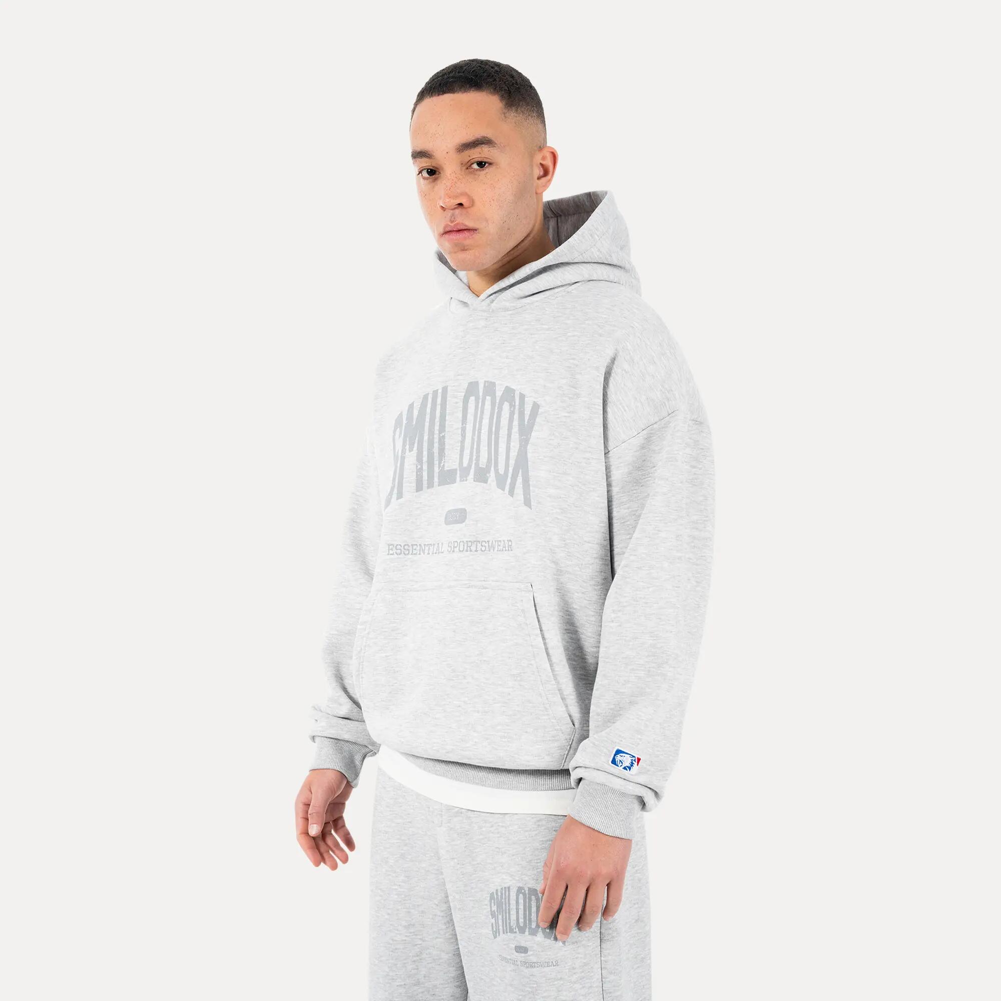 Herren Hoodie Oswin Grau Melange 2/6