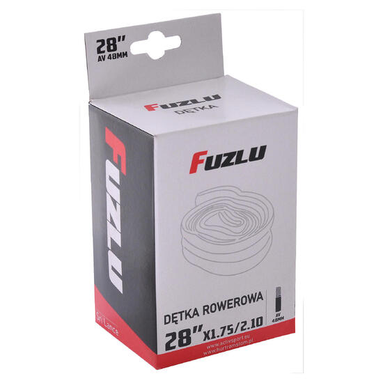 Dętka do opon do roweru rowerowa 28x1,75/2,10 (28x1 1/2 W) Fuzlu AV 48mm