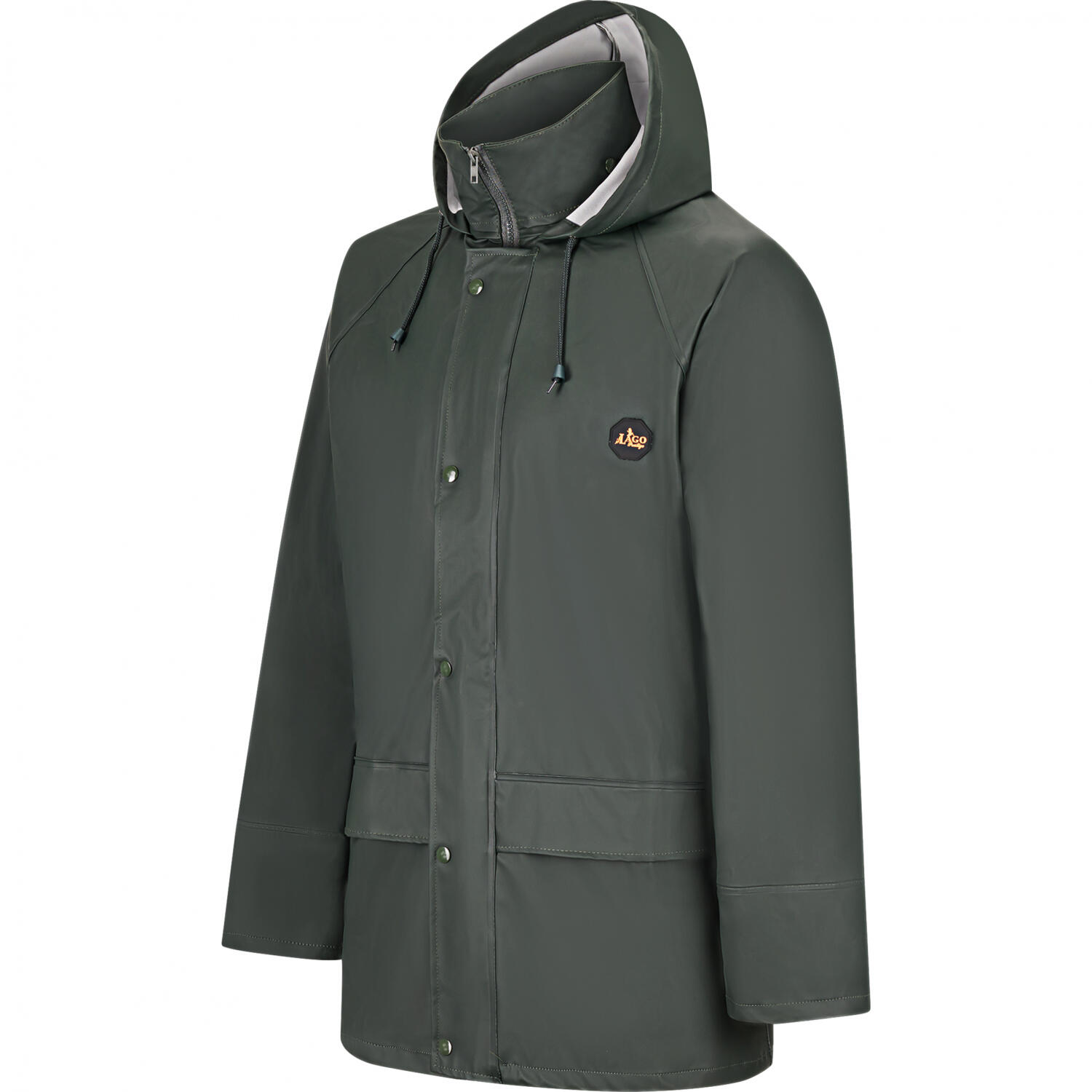 il Lago Prestige Regenjacke Drau Unisex (Olivgrau) Größe XL 2/4