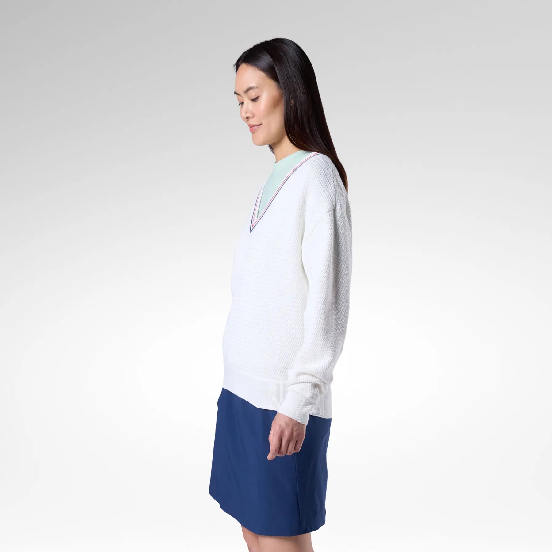 Pull col V femme Rossignol 5/7