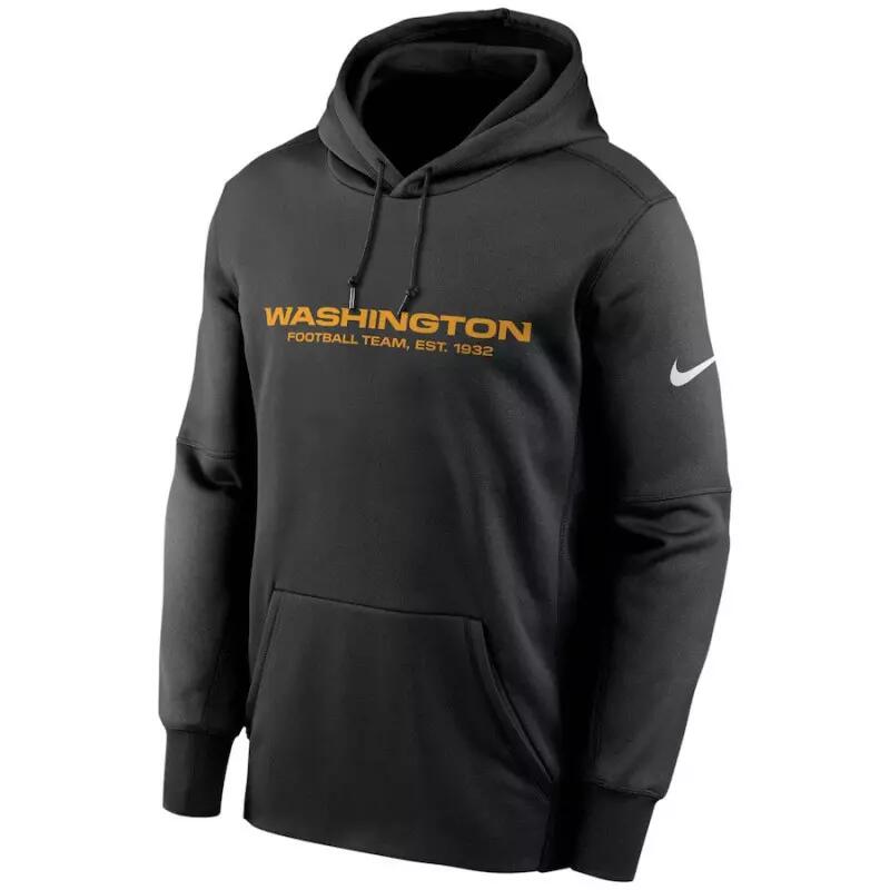 Sweat à capuche NFL Whashington Football Team Nike Prime Logo Therma Noir pour H 1/2