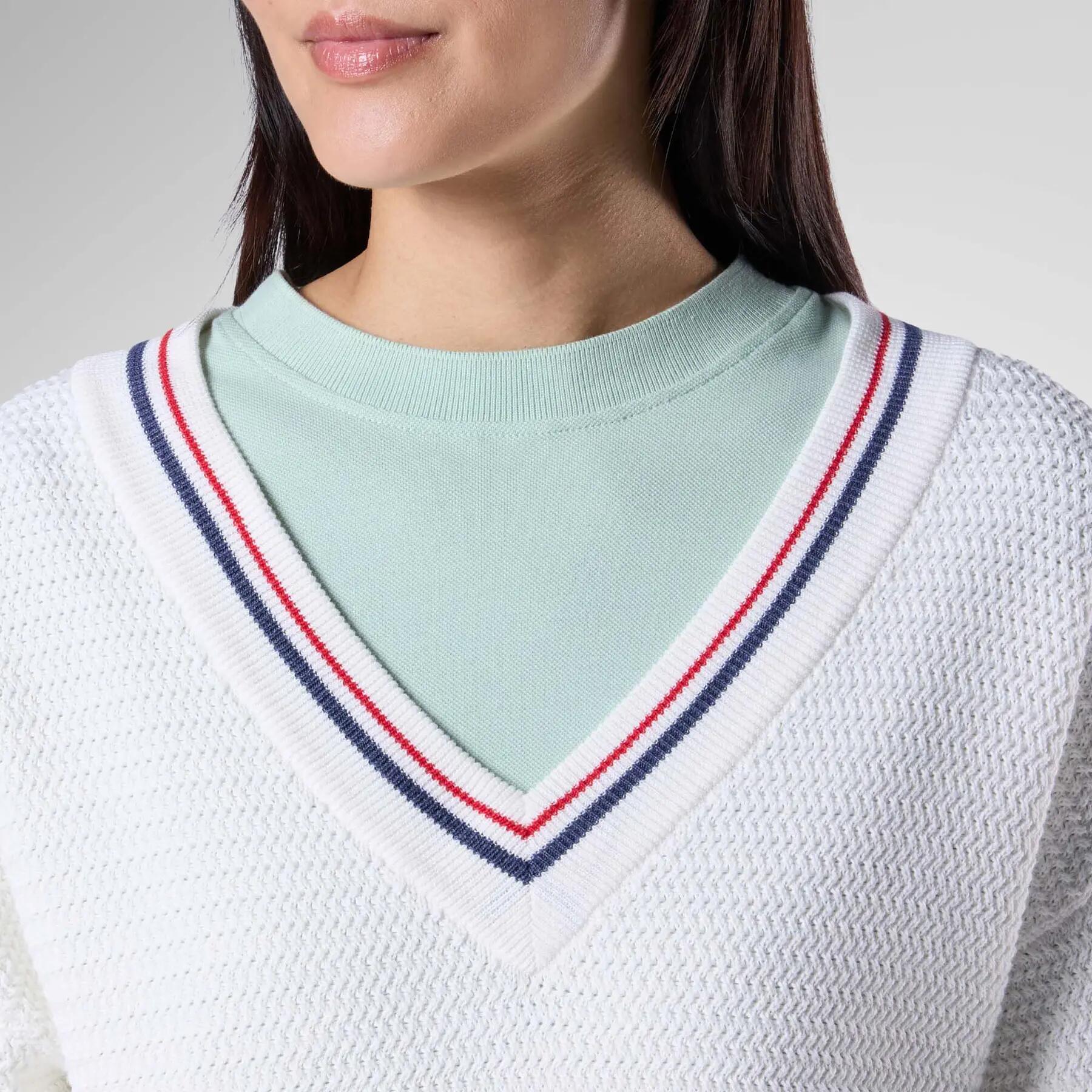 Pull col V femme Rossignol 6/7