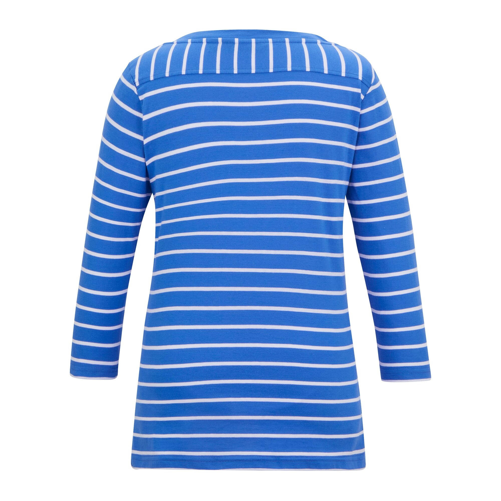 Dames Baylette II Gestreept Tshirt (Sonisch blauw/wit) 2/5