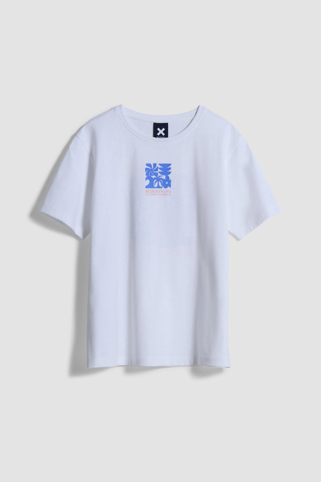 Camiseta Kids Blue Banana Blanca de Algodón 100% Orgánico 4/4