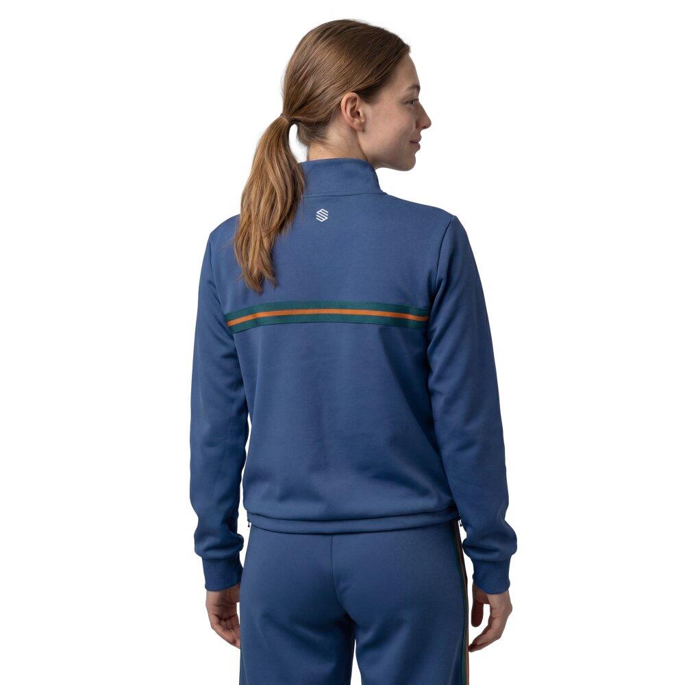 Sweat de tennis demi-zip femme Tiebreak-W Navy Bleu 2/6