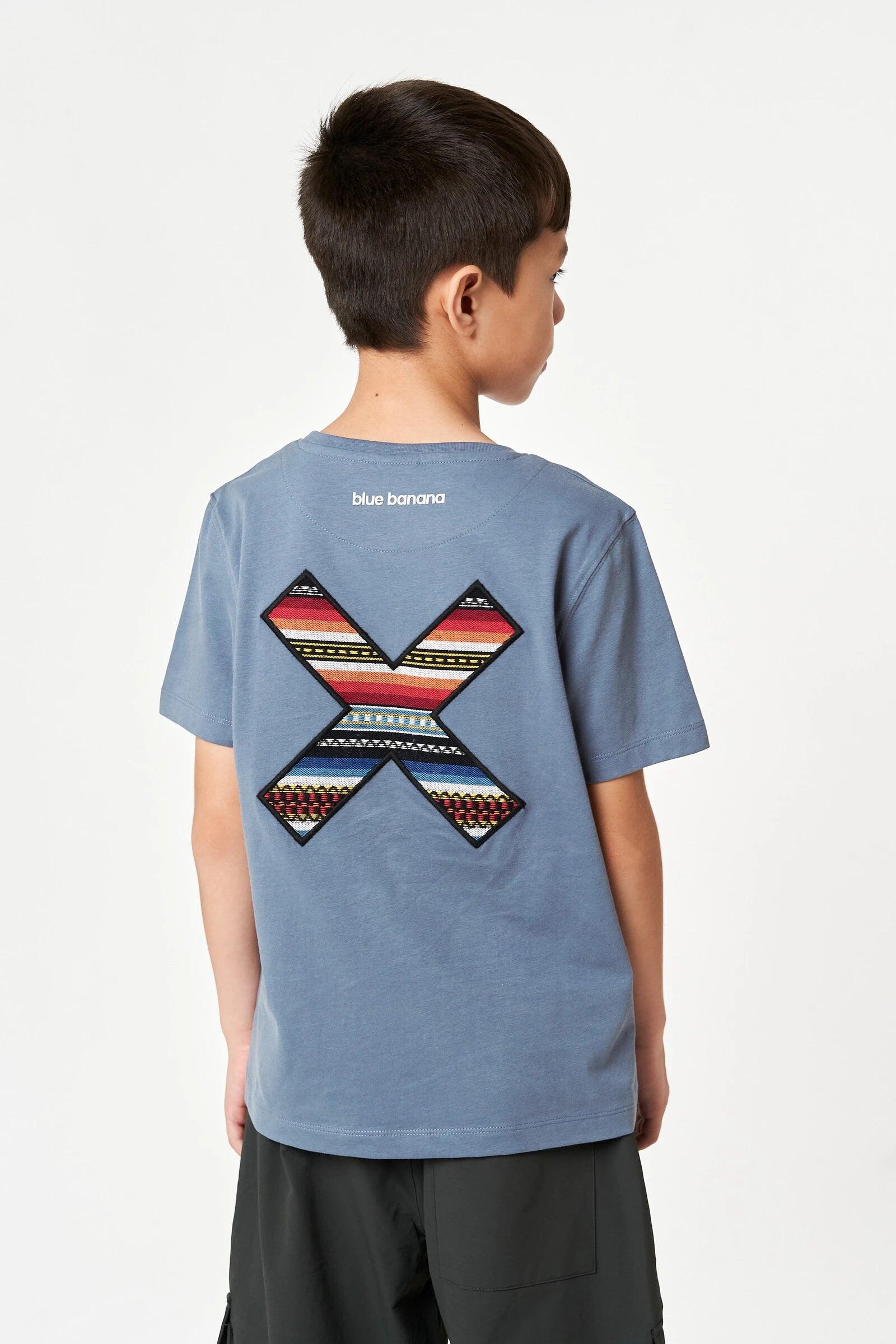 Camiseta Kids Blue Banana Sky Blue de Algodón 100% Orgánico 2/4