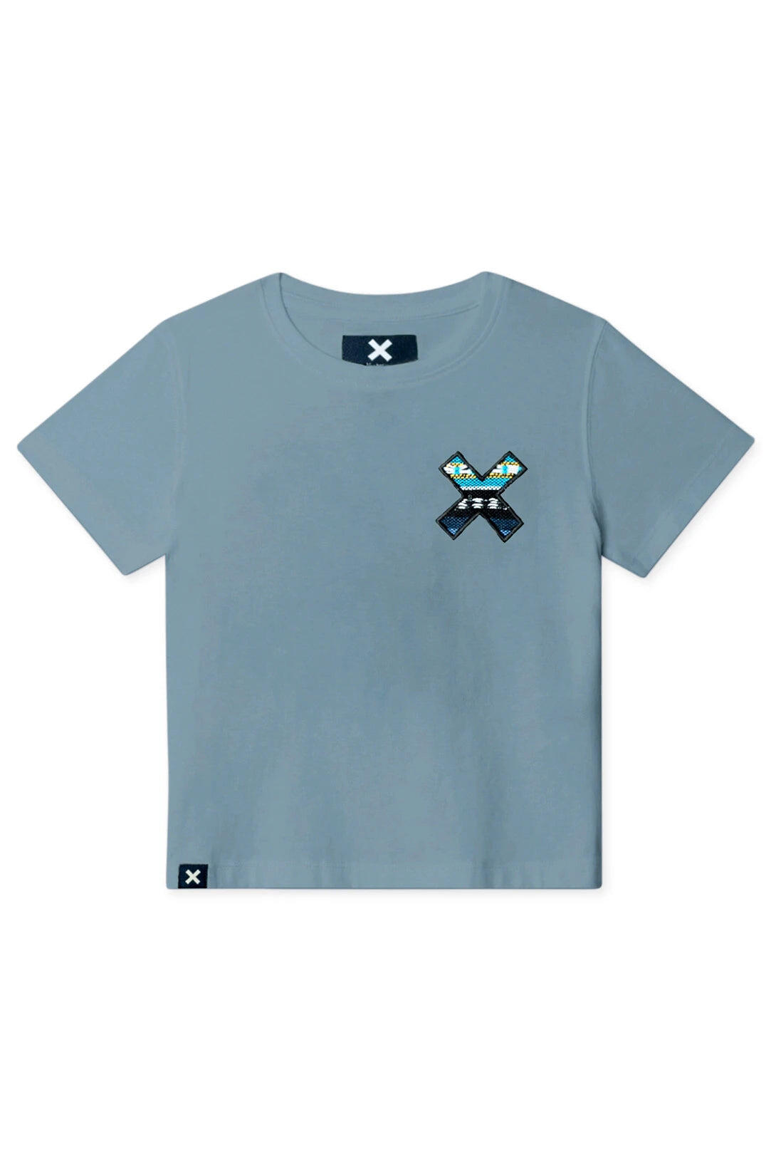 Camiseta Kids Blue Banana Sky Blue de Algodón 100% Orgánico 4/4