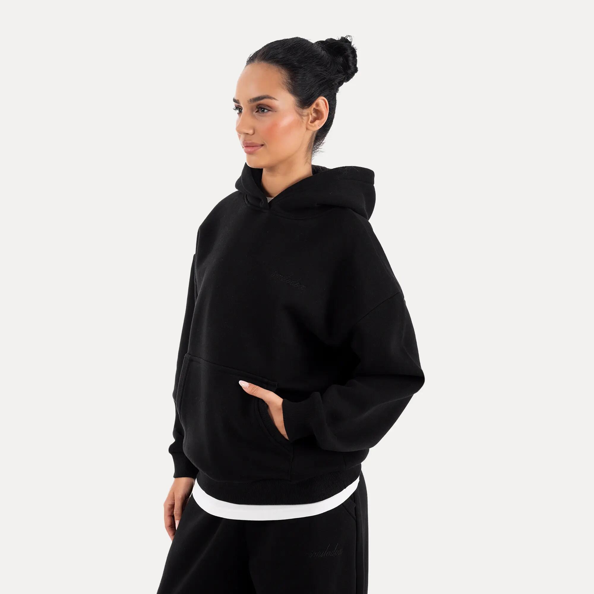 Damen Hoodie Thalea Schwarz 2/6