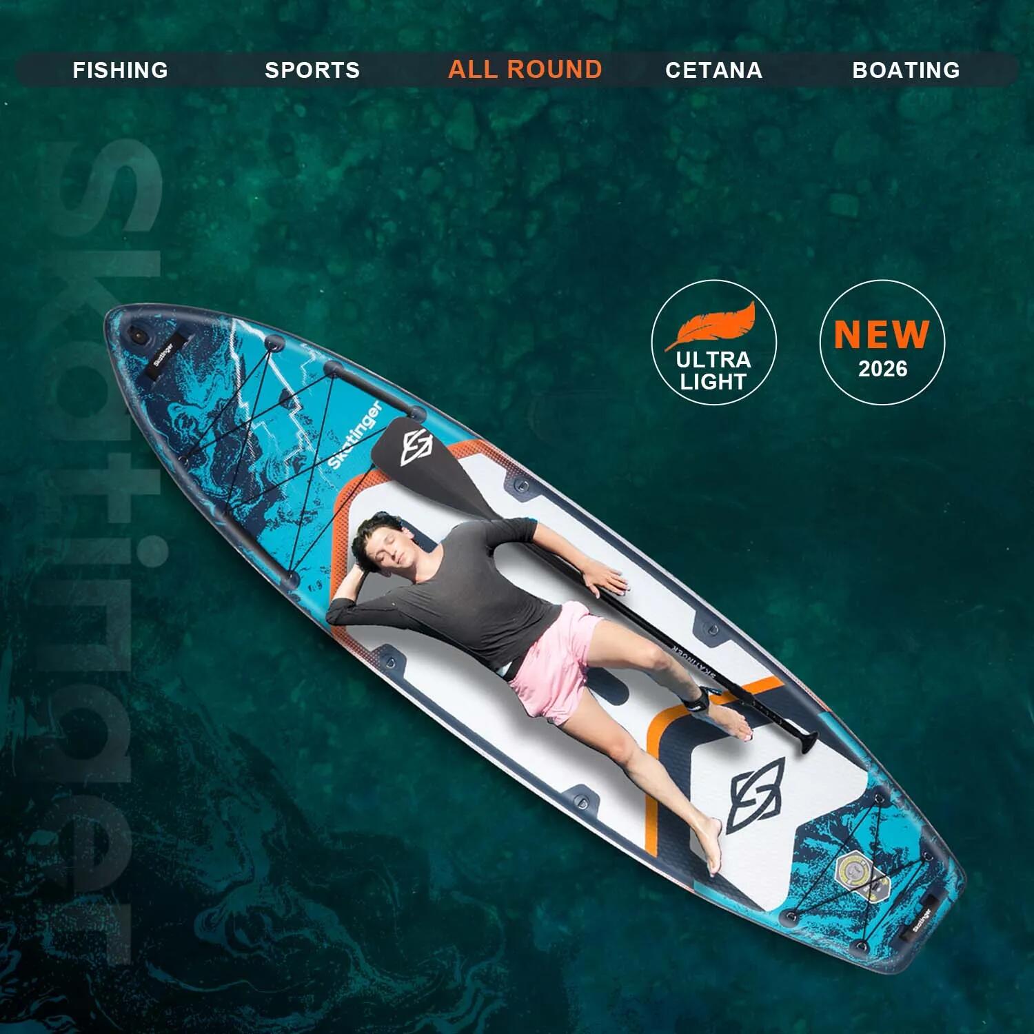 Deska SUP SKATINGER Thor Blue 350x89x15 cm (11'6'') touring