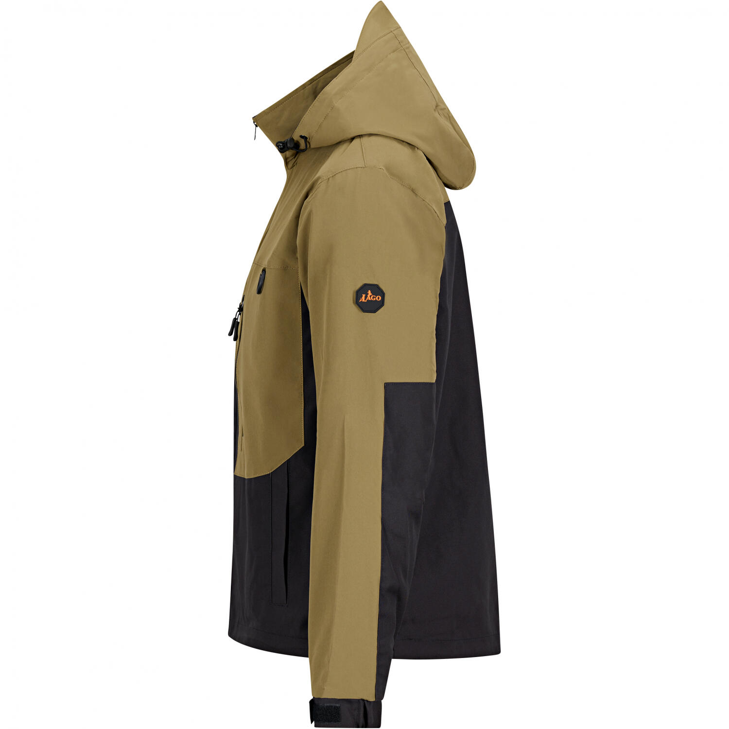 il Lago Prestige Outdoorjacke Jordan LTX Herren (Hellbraun/Schwarz) Größe L 4/5