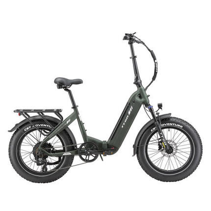 F6Boost Fatbike E-Bike 20 Zoll 250W 48V 18Ah 120km Drehmoment Hydraulik