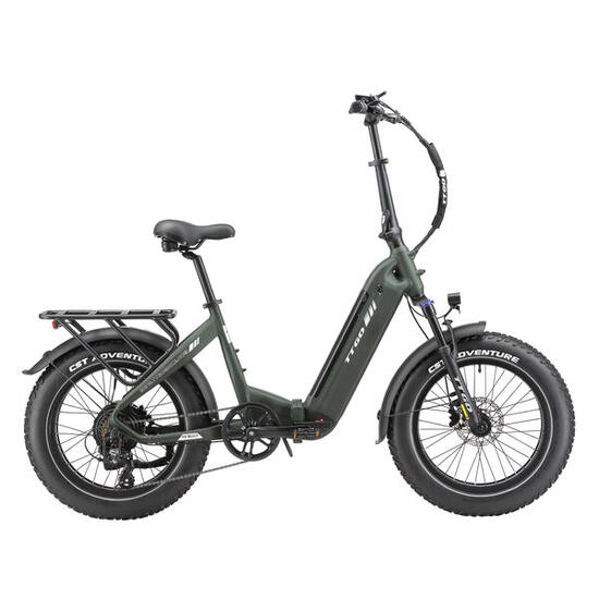 F6Boost Fatbike E-Bike 20 Zoll 250W 48V 18Ah 120km Drehmoment Hydraulik