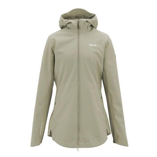 Veste Imperméable À Capuche NATALINA Femme (Beige)