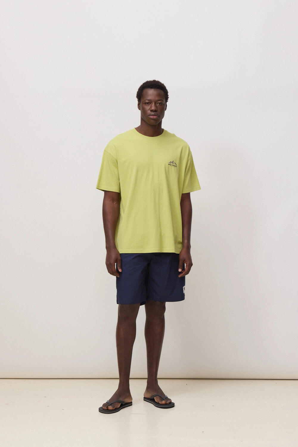 Camiseta Blue Banana Lime Green de Algodón 100% Orgánico 3/7