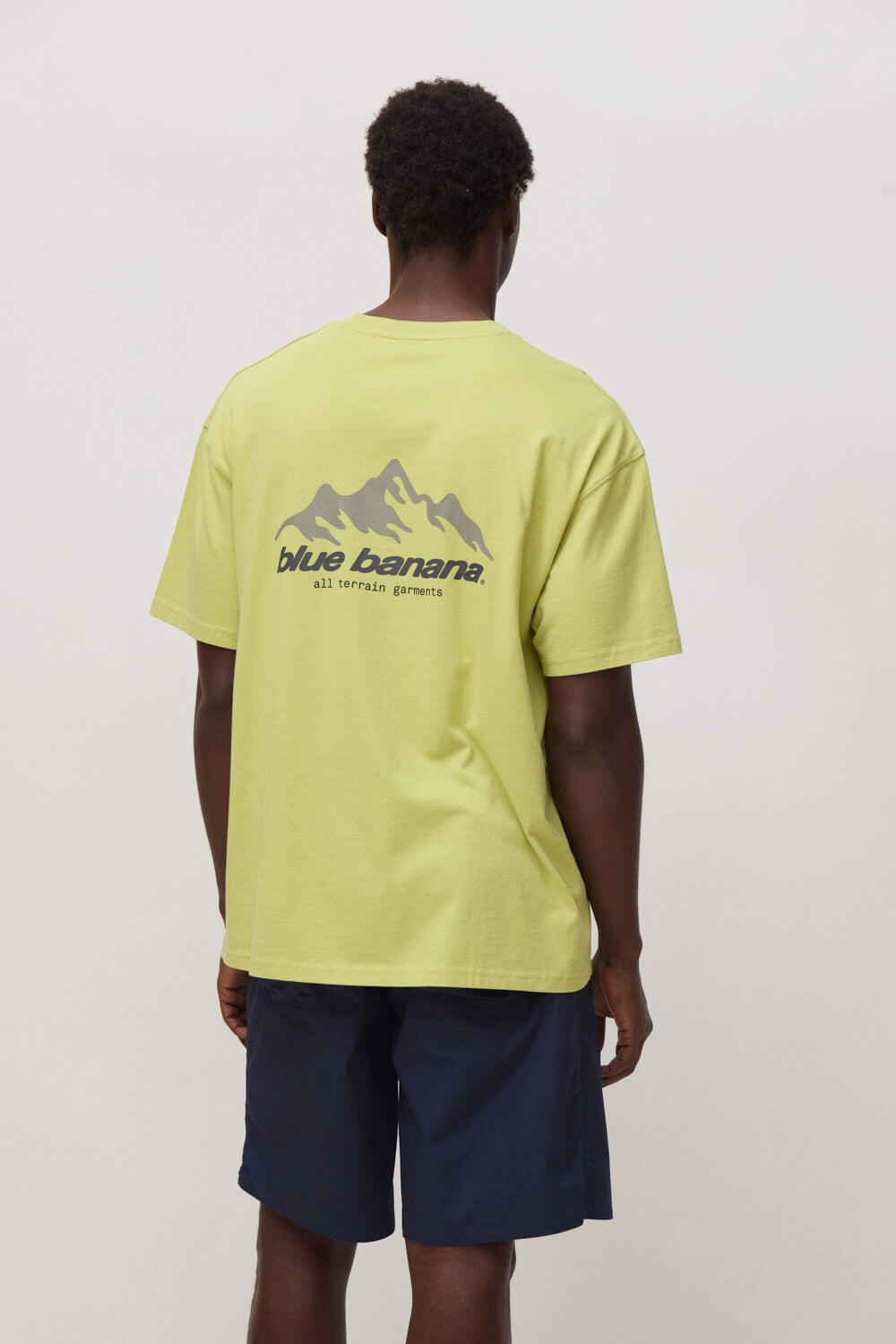 Camiseta Blue Banana Lime Green de Algodón 100% Orgánico 2/7