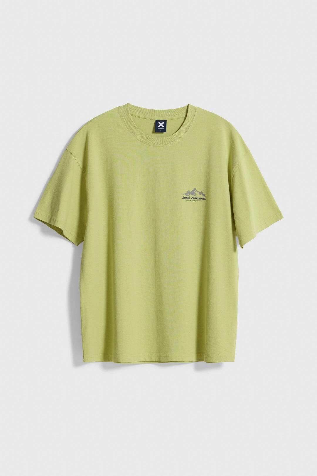 Camiseta Blue Banana Lime Green de Algodón 100% Orgánico 7/7