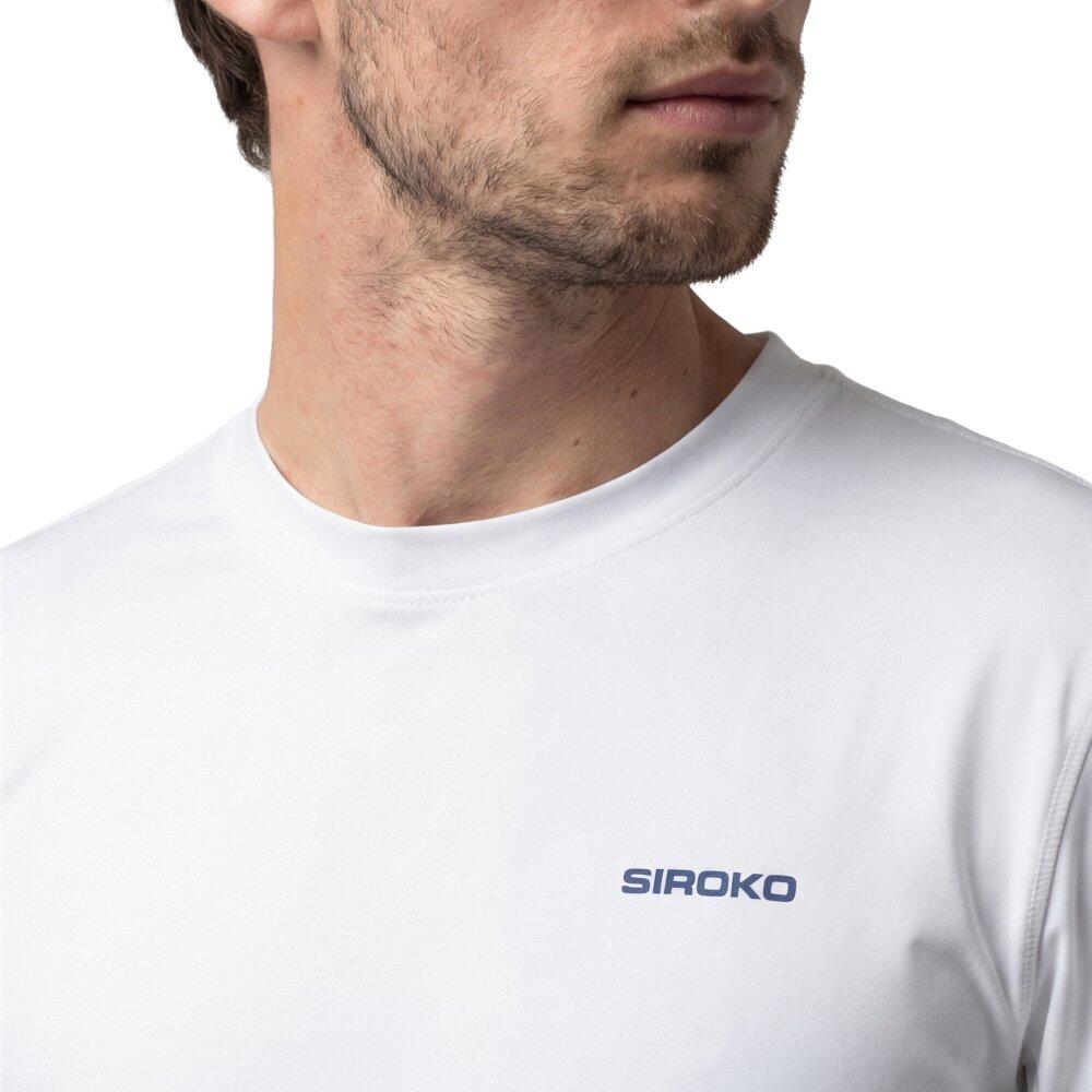 Herren Tennis langärmeliges -funktionsshirt Roma White Weiß 4/6