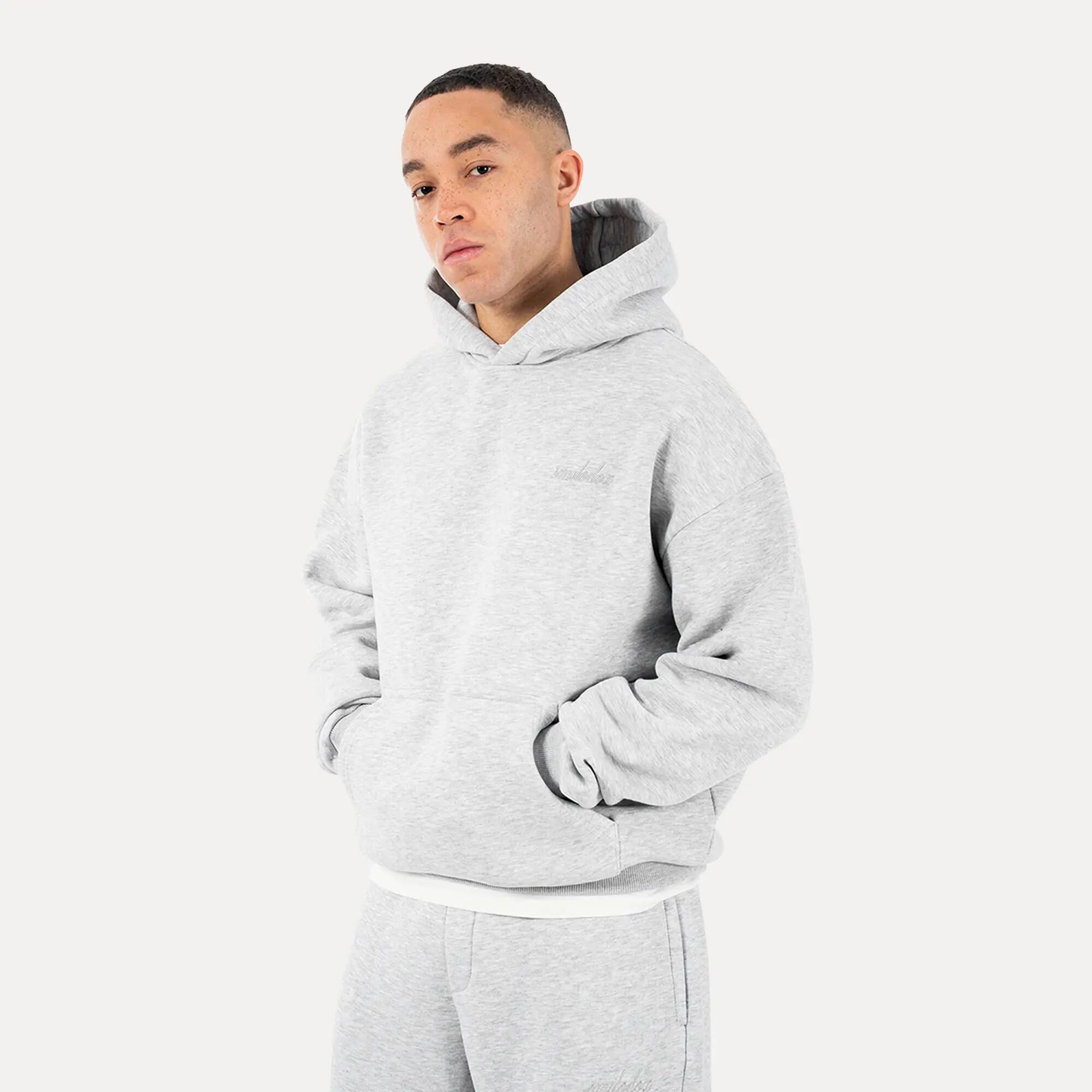 Herren Hoodie Kaleo Grau Melange 2/6