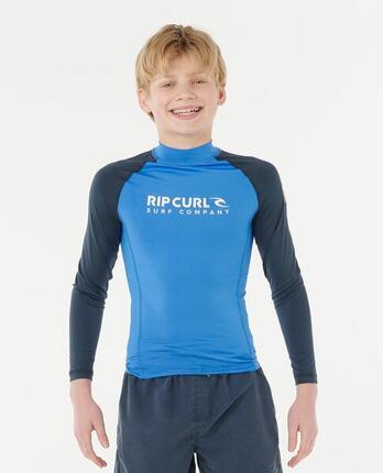 UV-shirt Unisex Shock UPF manches longues enfant - Blue Gum