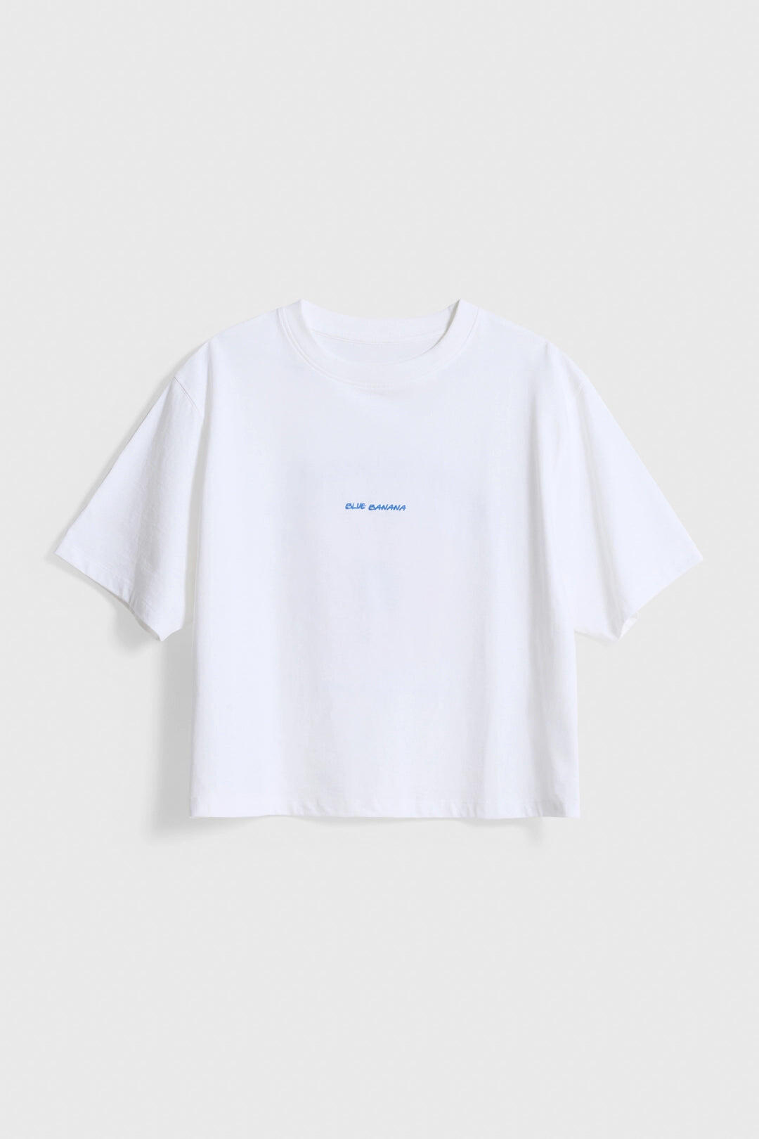 Camiseta Mujer Blue Banana Blanca de Algodón 100% Orgánico 3/3