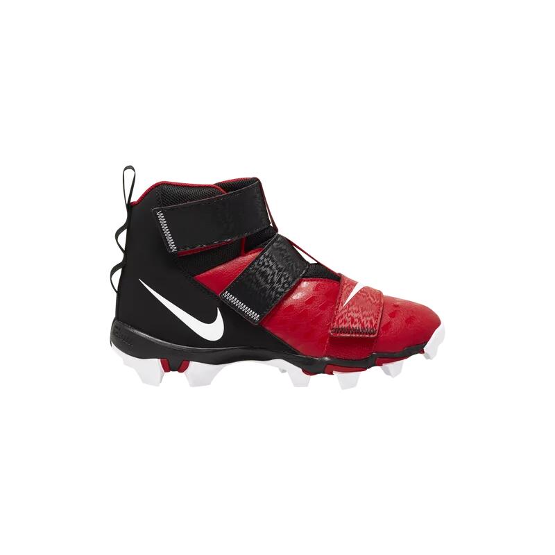 Crampons de Football Americain moulés Nike Force Savage Shark 2 Rouge pour Enfan 1/1