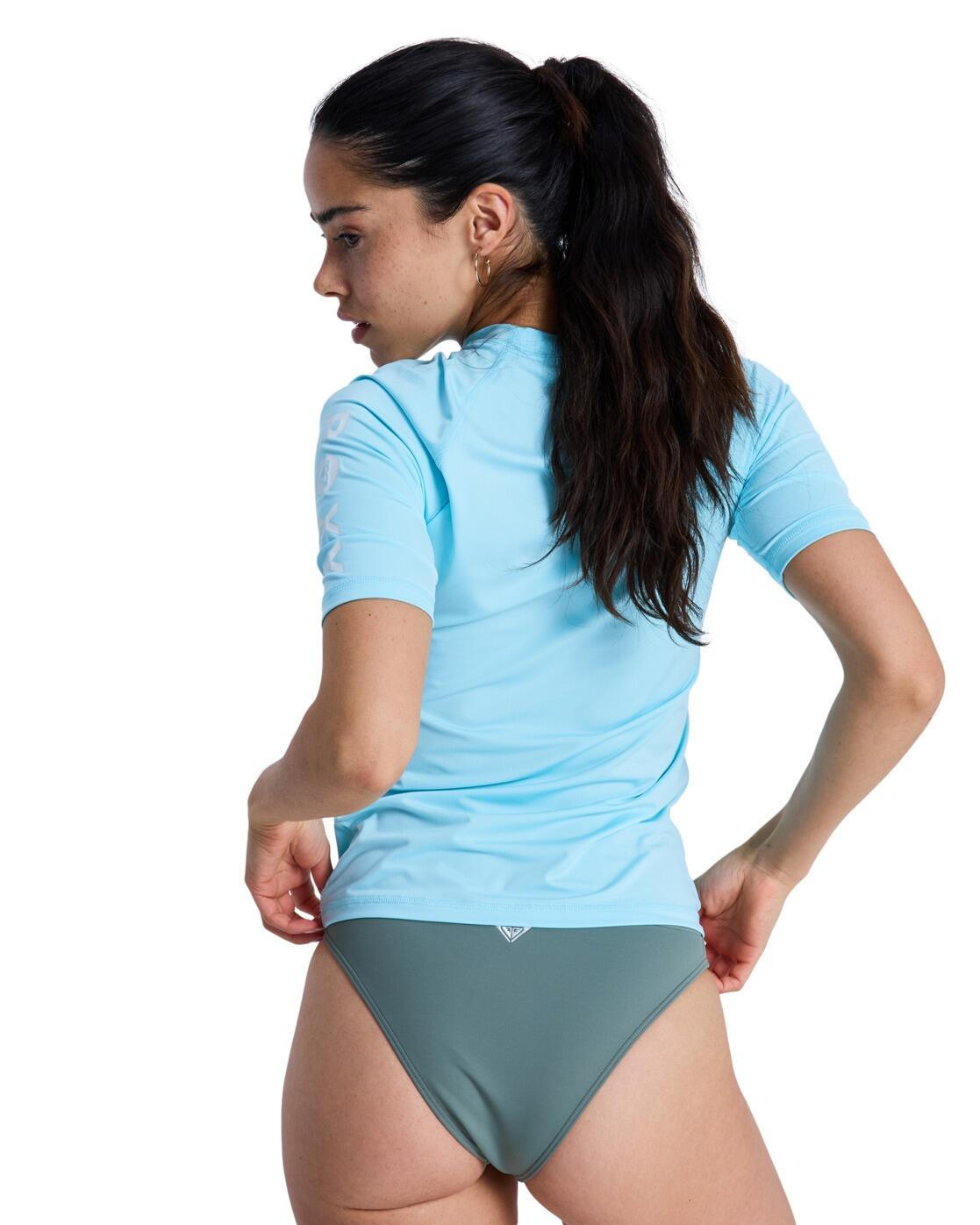 Lycra manches courtes WHOLE HEARTED Bleu Femme 2/4
