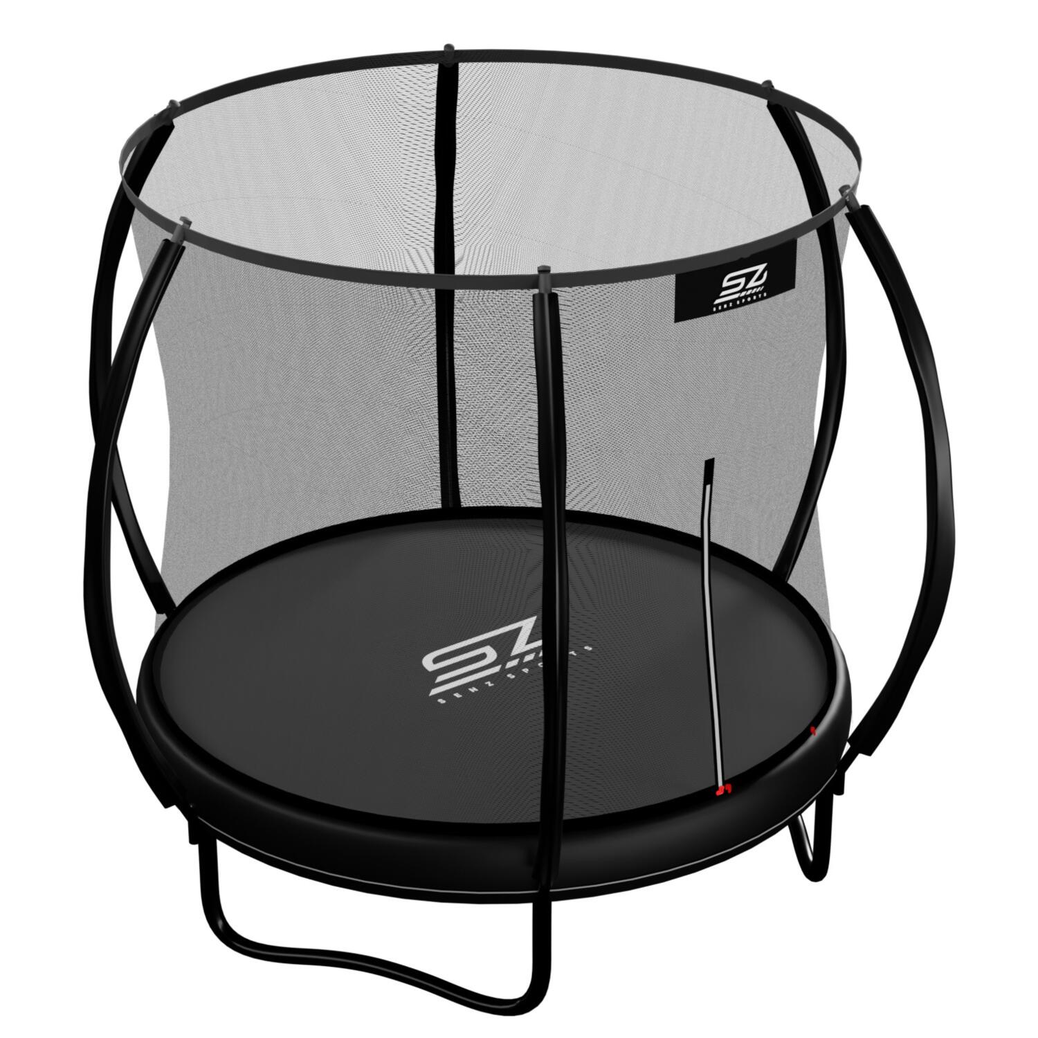 Trampoline VLT Altura 244 cm avec système de ressorts vertical et filet de sécur 2/7
