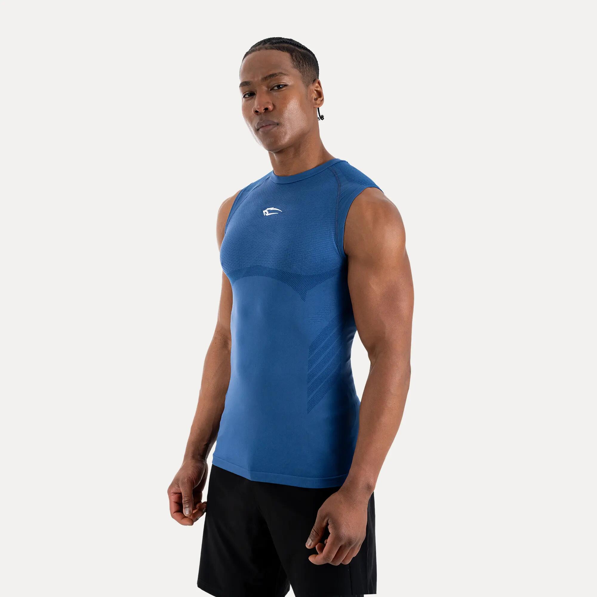 Herren Tank Top Carnos Dunkel Blau 2/5