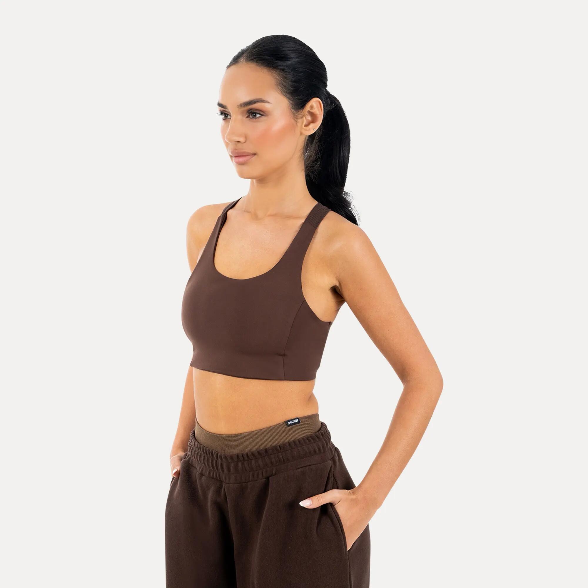 Damen Sport BH Sylva Braun 2/6