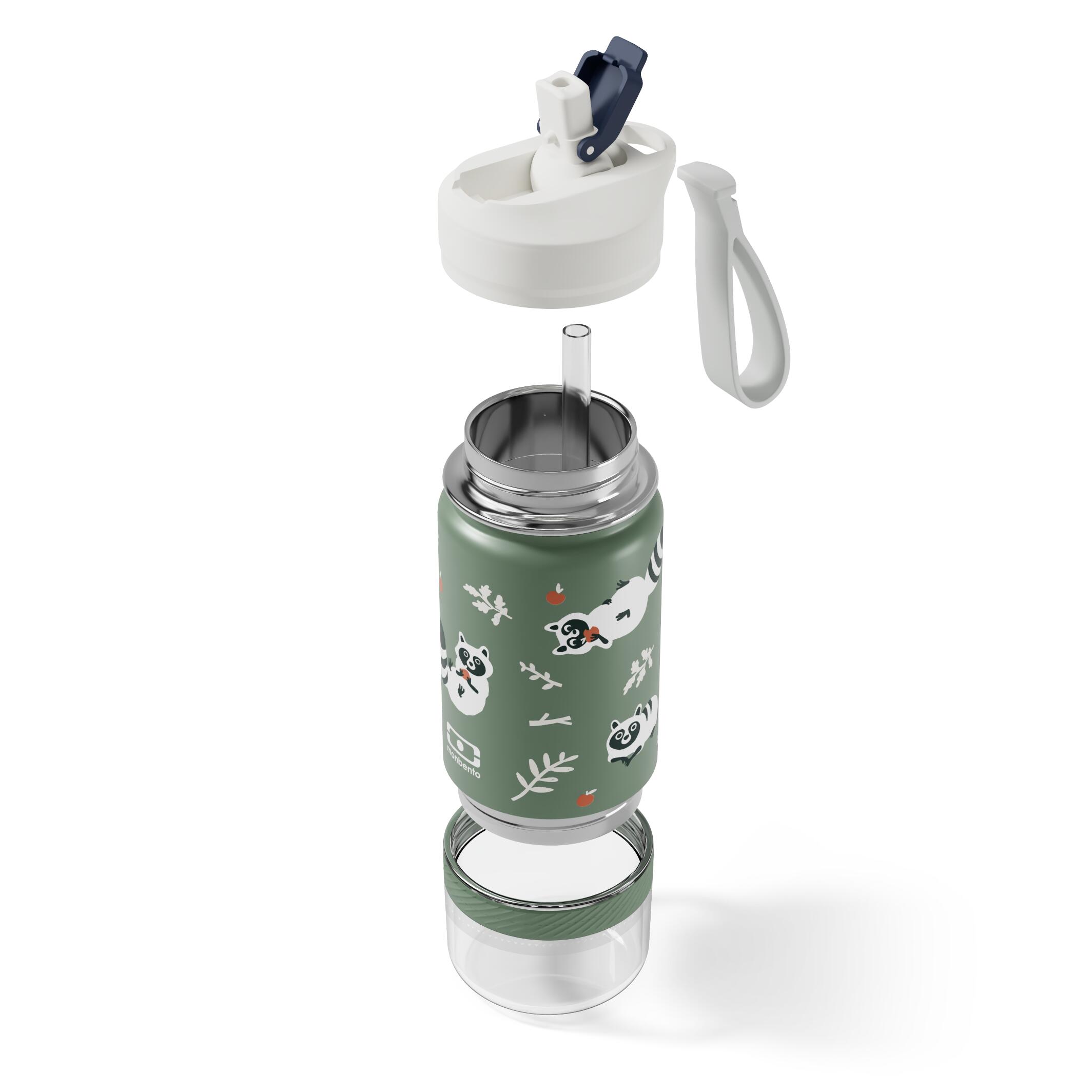 Gourde isotherme 2 en 1 avec paille 300ml|Snack|Enfants|Anse intégrée|Twisty 3/6